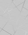 Fine Decor Quartz Fractal Silver FD42280 Wallpaper